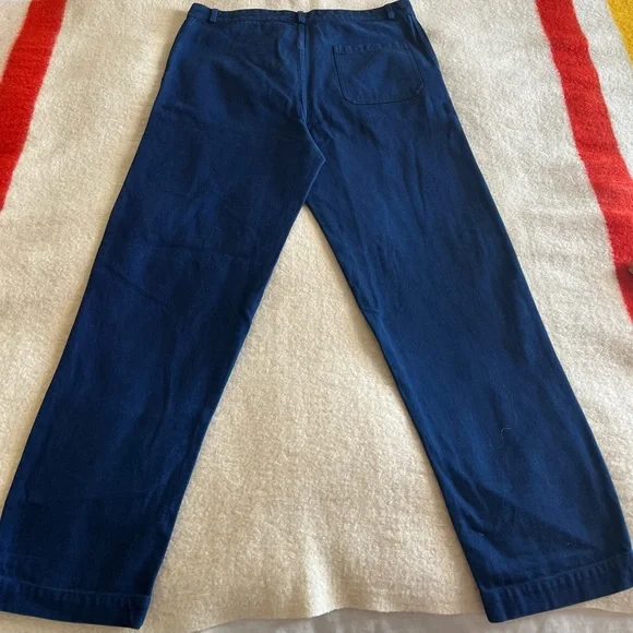 Industry of All Nations Indigo 100% Organic Chinos - Picture 6 of 7
